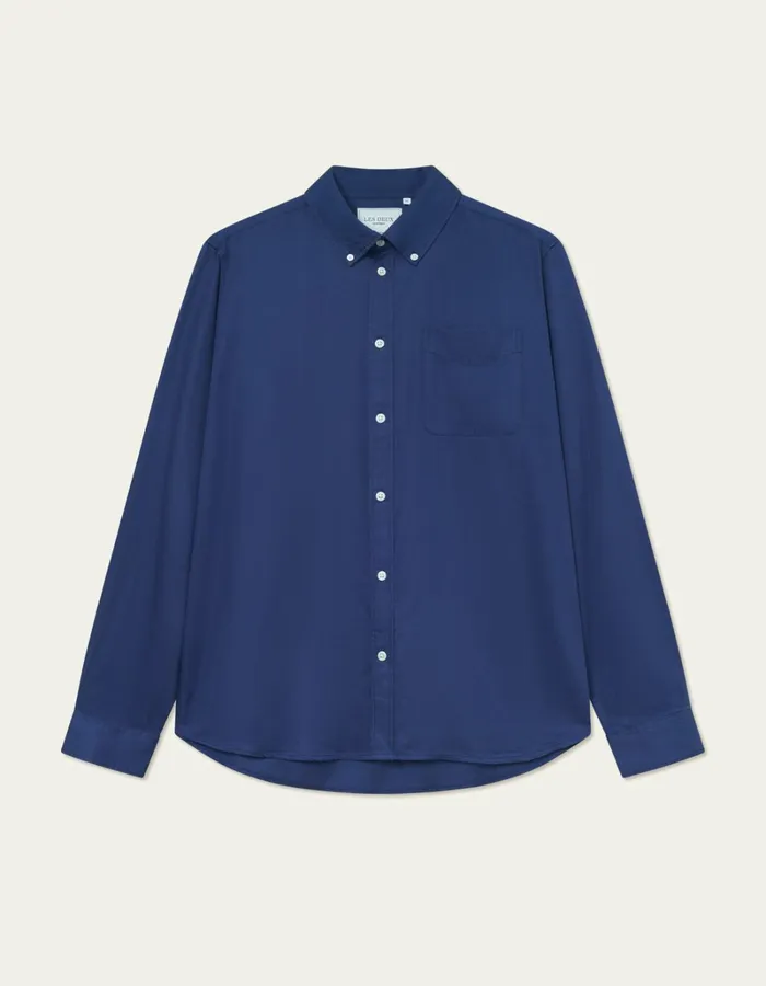 Men Les Deux ShirtsOvershirts Kent Tencel Shirt 8211 Blueprint
