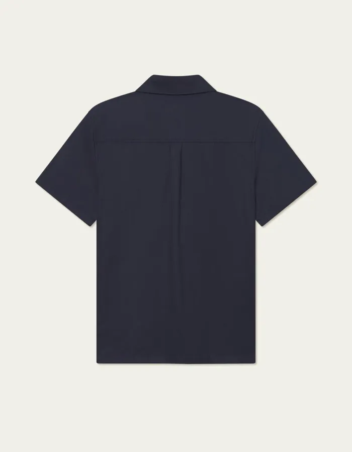 Men Les Deux ShirtsOvershirts Kingsley AOE SS Shirt 8211 Dark Navy