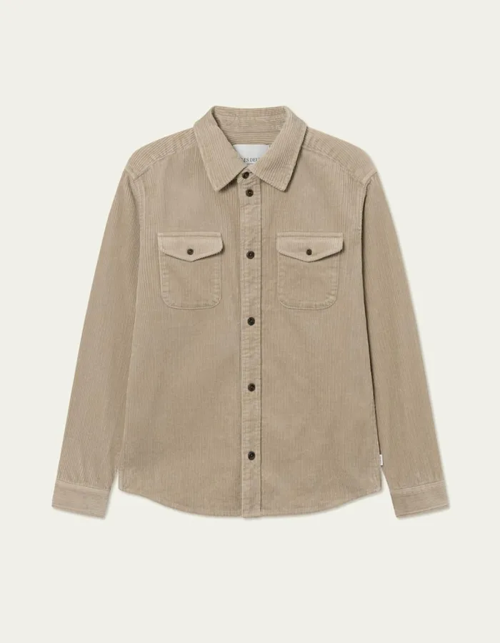 Men Les Deux ShirtsOvershirts Kody Heavy Corduroy Overshirt 8211 Light Desert Sand Men Les Deux ShirtsOvershirts Kody Heavy Corduroy Overshirt 8211 Light Desert Sand