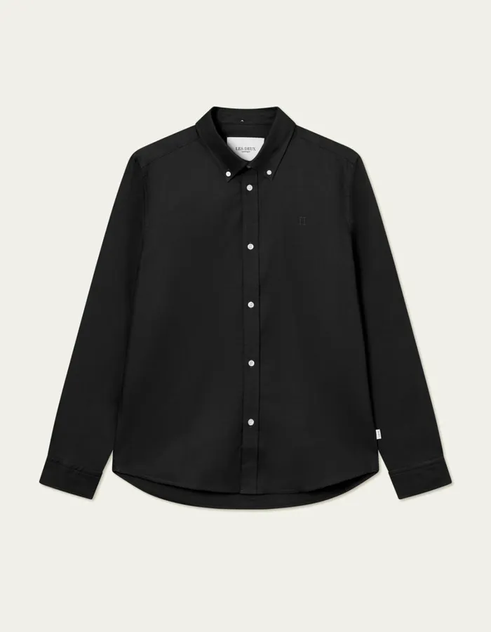 Men Les Deux ShirtsOvershirts Konrad Oxford Shirt 8211 Seasonal 8211 BlackBlack Men Les Deux ShirtsOvershirts Konrad Oxford Shirt 8211 Seasonal 8211 BlackBlack