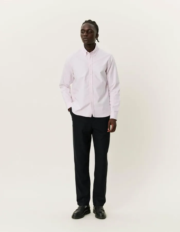 Men Les Deux ShirtsOvershirts Konrad Oxford Shirt 8211 Seasonal 8211 Oyster Rose