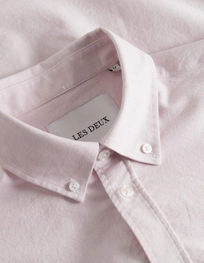 Men Les Deux ShirtsOvershirts Konrad Oxford Shirt 8211 Seasonal 8211 Oyster Rose