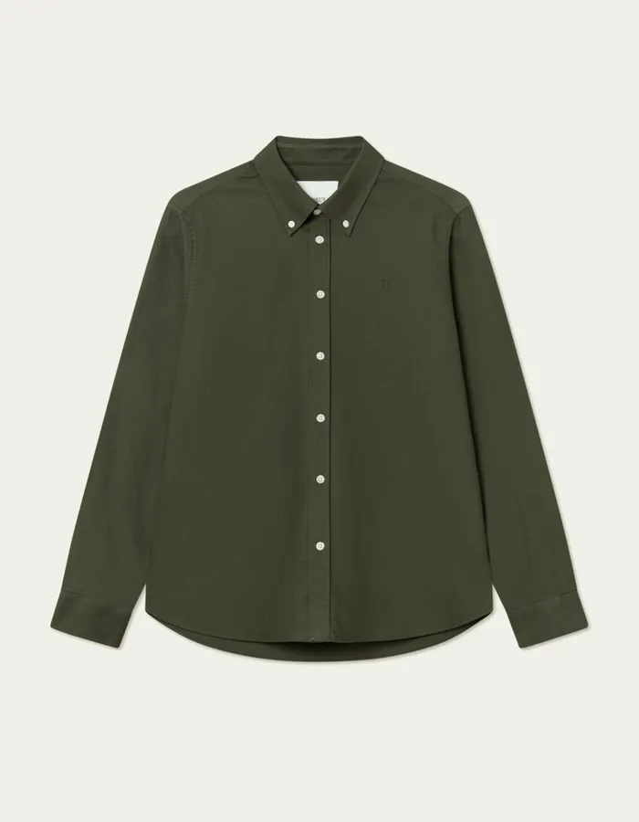 Men Les Deux ShirtsOvershirts Konrad Oxford Shirt 8211 Seasonal 8211 Rosin