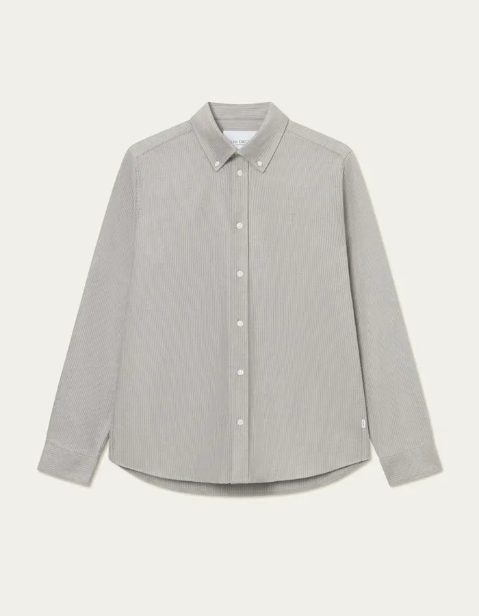 Men Les Deux ShirtsOvershirts Konrad Stripe Oxford Shirt 8211 Light SandBlueprint Men Les Deux ShirtsOvershirts Konrad Stripe Oxford Shirt 8211 Light SandBlueprint