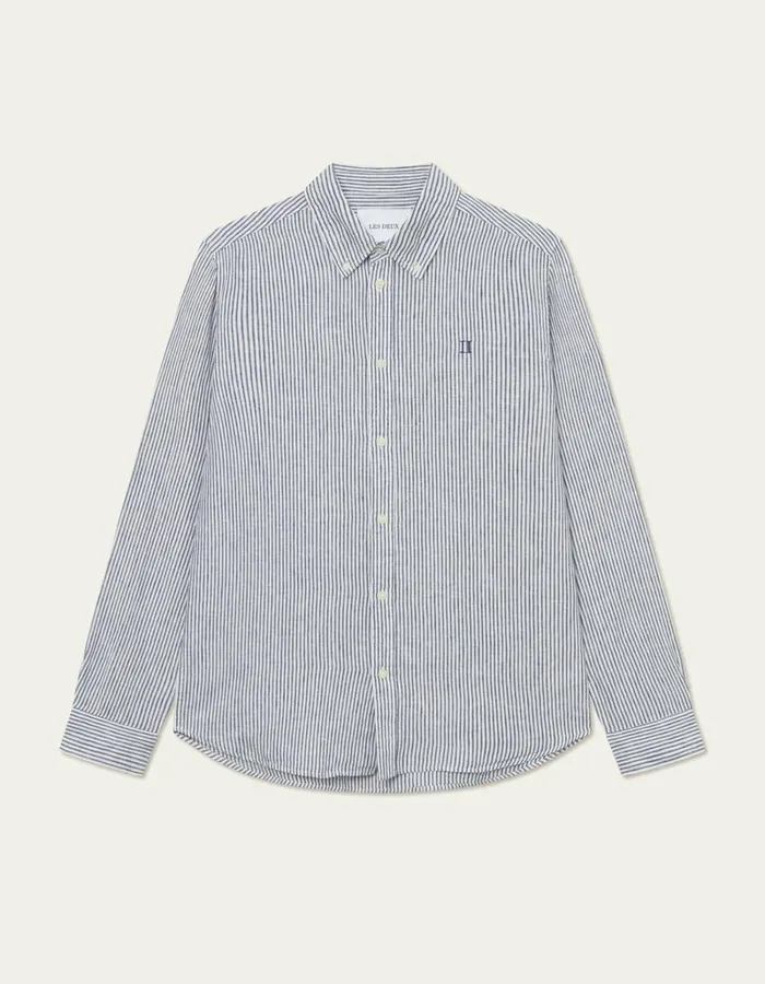 Men Les Deux ShirtsOvershirts Kristian Linen BD Shirt 8211 Light IvoryBlueprint Men Les Deux ShirtsOvershirts Kristian Linen BD Shirt 8211 Light IvoryBlueprint
