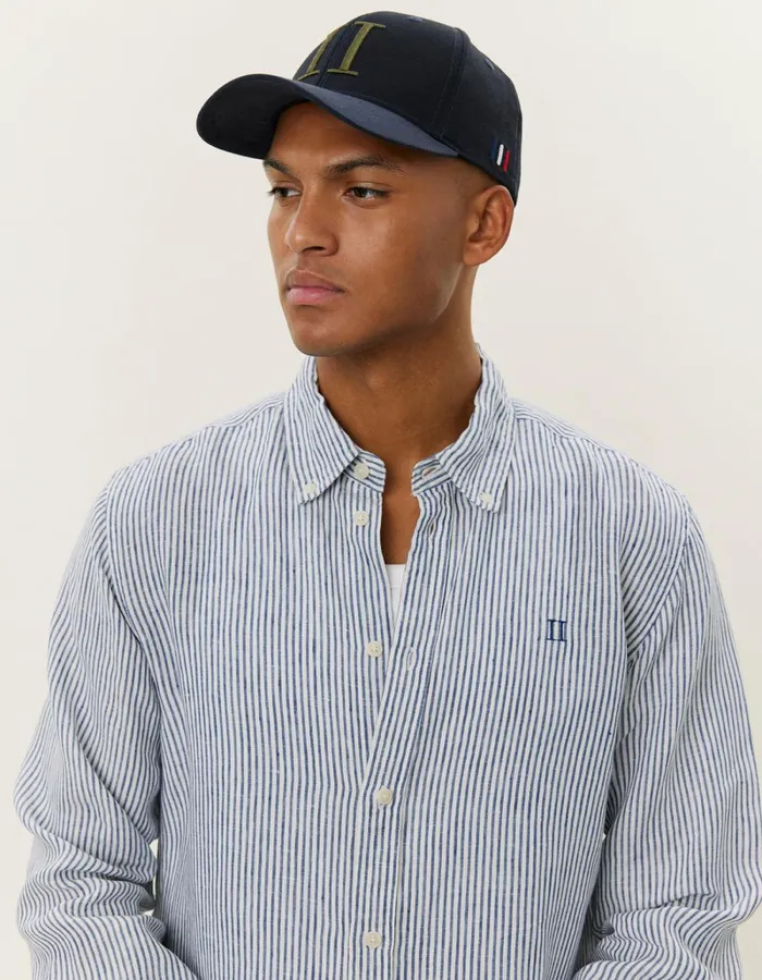Men Les Deux ShirtsOvershirts Kristian Linen BD Shirt 8211 Light IvoryBlueprint