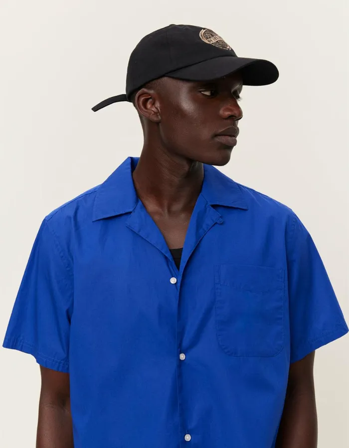 Men Les Deux ShirtsOvershirts Lawson 20 Poplin Shirt 8211 Surf Blue