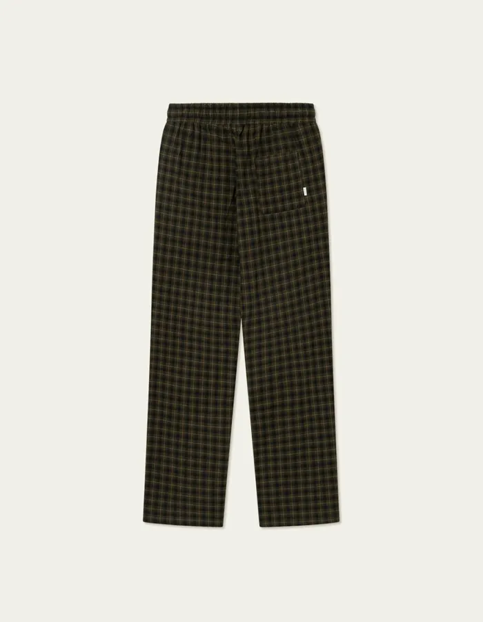 Men Les Deux ShirtsOvershirts Ludwig Flannel Pyjama Shirt and Pants 8211 RosinBlack