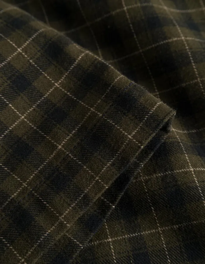 Men Les Deux ShirtsOvershirts Ludwig Flannel Pyjama Shirt and Pants 8211 RosinBlack