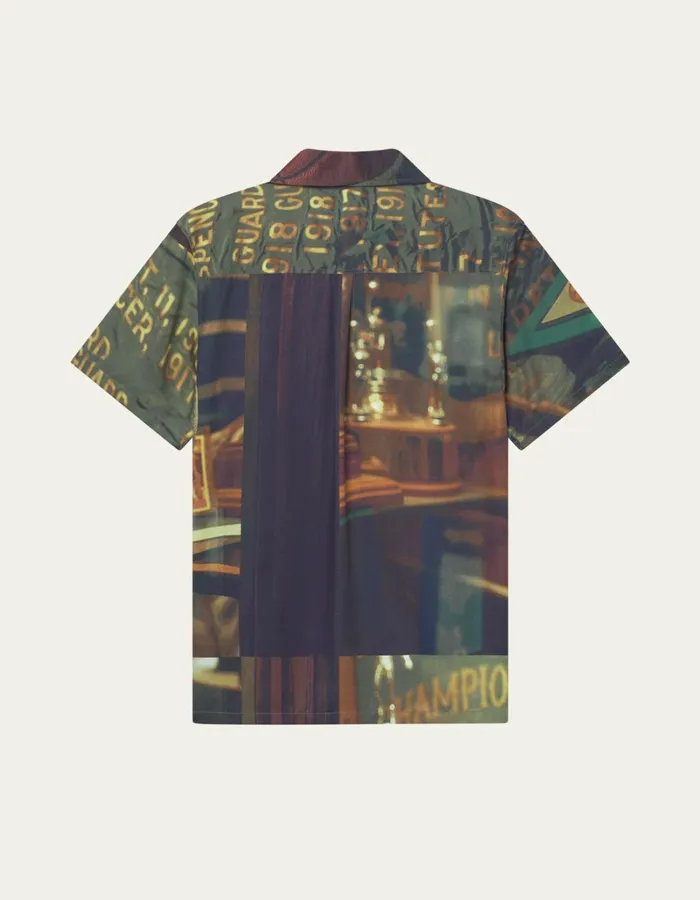 Men Les Deux ShirtsOvershirts Lukas Sport AOP SS Shirt 8211 Multicolor