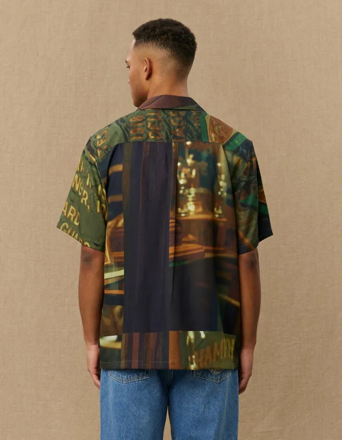 Men Les Deux ShirtsOvershirts Lukas Sport AOP SS Shirt 8211 Multicolor