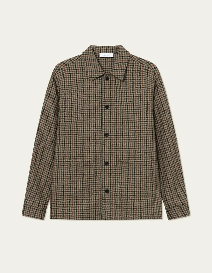Men Les Deux ShirtsOvershirts Milian Houndstooth Overshirt 20 8211 Warm SandBlack Men Les Deux ShirtsOvershirts Milian Houndstooth Overshirt 20 8211 Warm SandBlack