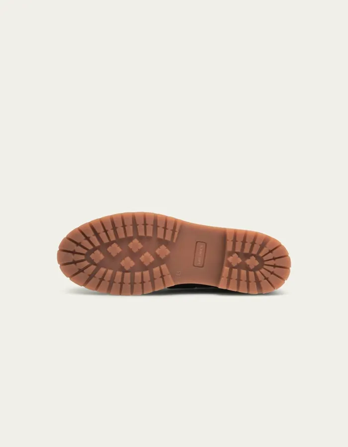 Men Les Deux Shoes Taylor Leather Boat Shoe 8211 Brown