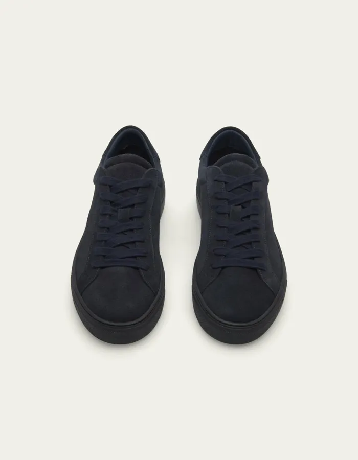 Men Les Deux Shoes Teddy Suede Sneaker 8211 Dark Navy
