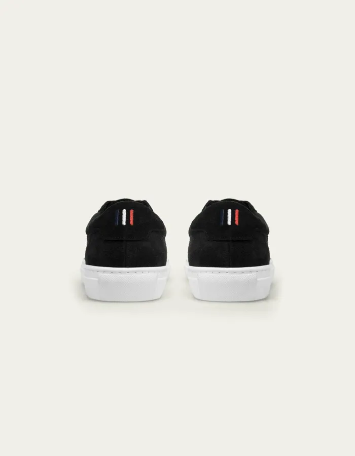 Men Les Deux Shoes Theodor Suede Sneaker 8211 BlackBlack