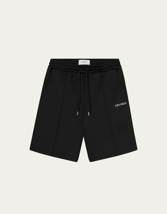 Men Les Deux Shorts Ballier Track Shorts 8211 BlackBlack