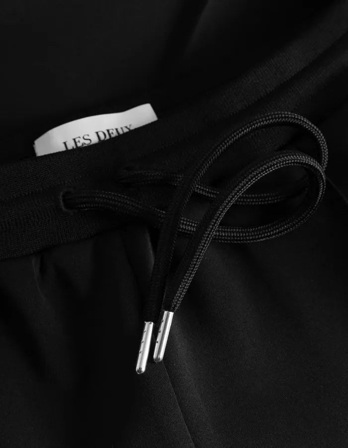 Men Les Deux Shorts Ballier Track Shorts 8211 BlackBlack