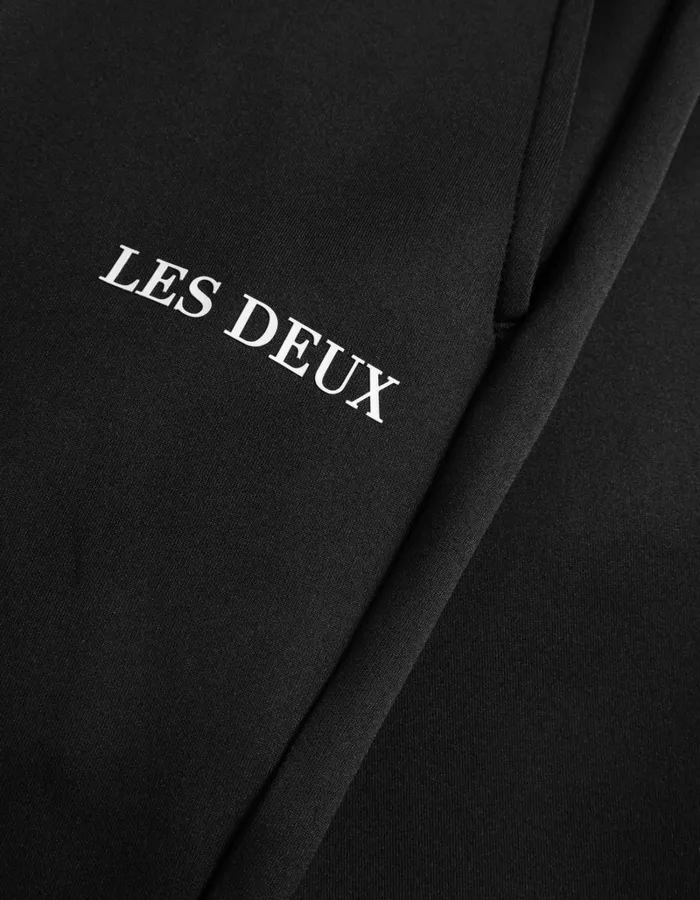 Men Les Deux Shorts Ballier Track Shorts 8211 BlackBlack