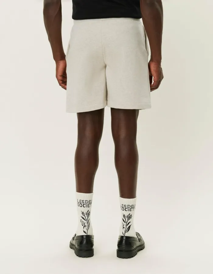 Men Les Deux Shorts Dexter Sweatshorts 8211 Ivory Melange