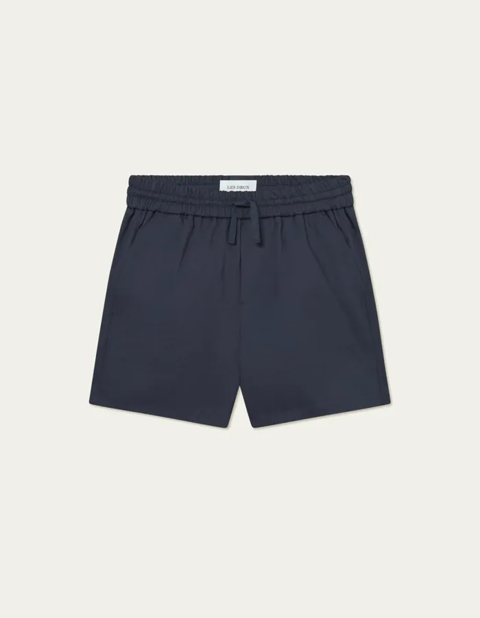 Men Les Deux Shorts Otto Cotton Shorts 8211 Dark Navy