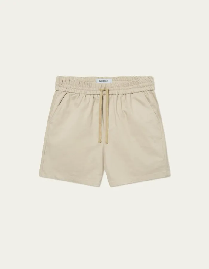 Men Les Deux Shorts Otto Cotton Shorts 8211 Light Sand