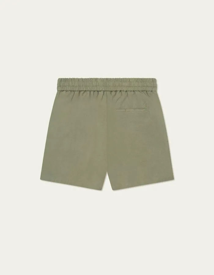 Men Les Deux Shorts Otto Linen Shorts 8211 Lichen Green