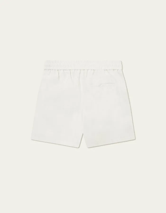 Men Les Deux Shorts Otto Linen Shorts 8211 WhiteWhite