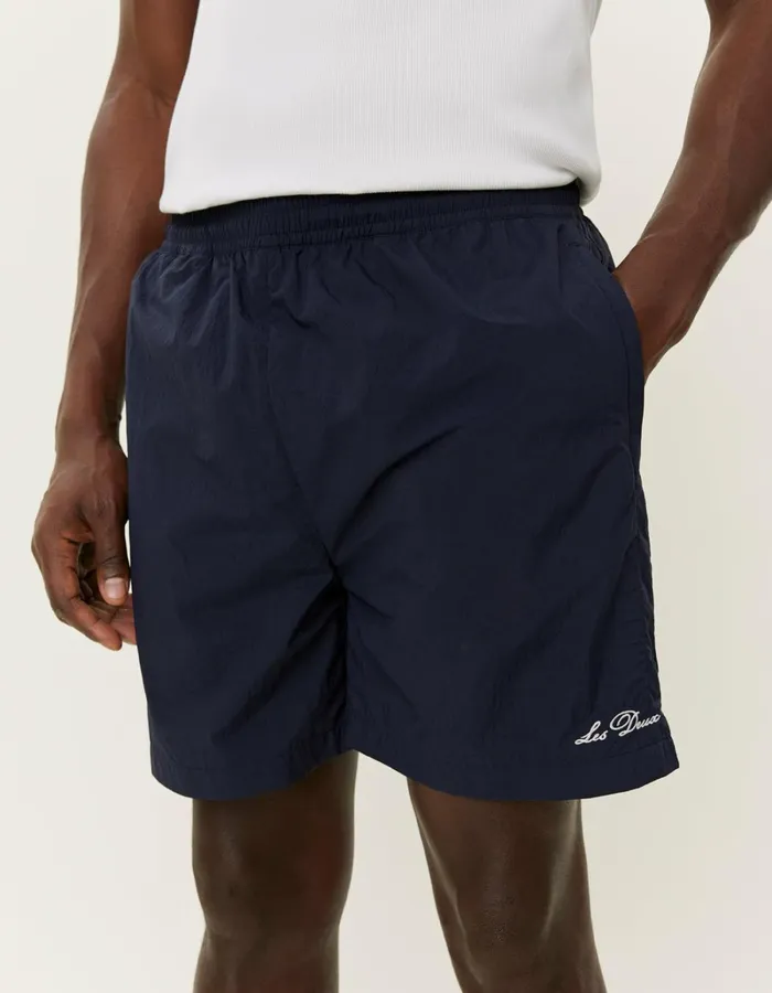 Men Les Deux Shorts Smith Track Shorts 8211 Dark Navy