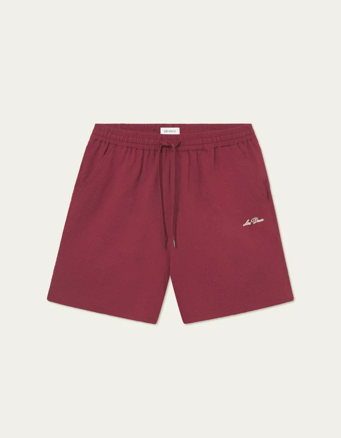 Men Les Deux Shorts Stan Seersucker Swim Shorts 20 8211 Bossa Nova