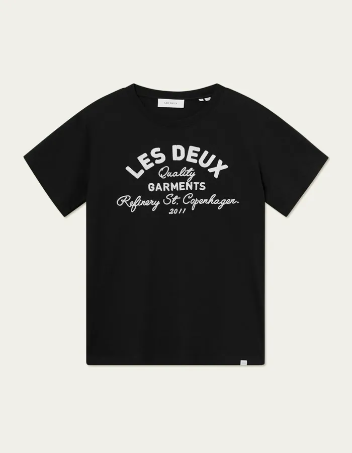 Men Les Deux Tshirts Barry TShirt 8211 BlackBlack