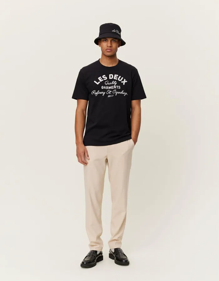 Men Les Deux Tshirts Barry TShirt 8211 BlackBlack