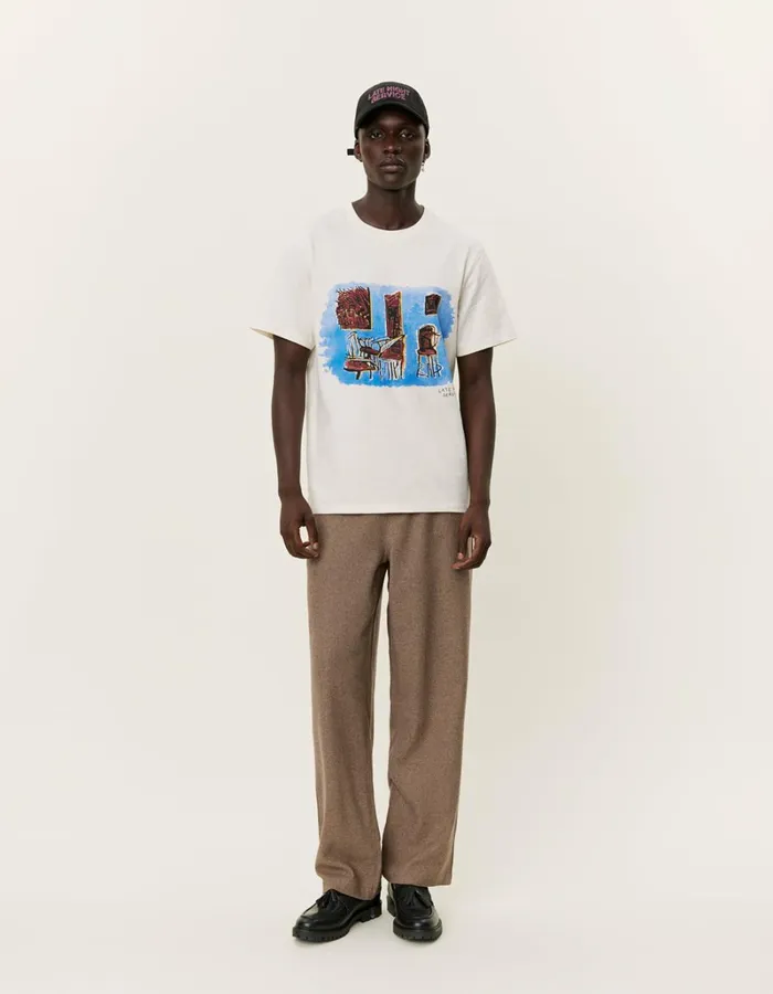 Men Les Deux Tshirts Berkeley TShirt 8211 Ivory
