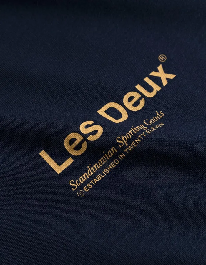 Men Les Deux Tshirts Brody TShirt 20 8211 Dark NavyMustard Yellow
