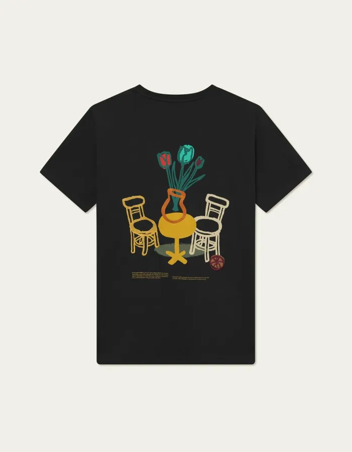 Men Les Deux Tshirts Bruno Caf TShirt 8211 BlackBlack
