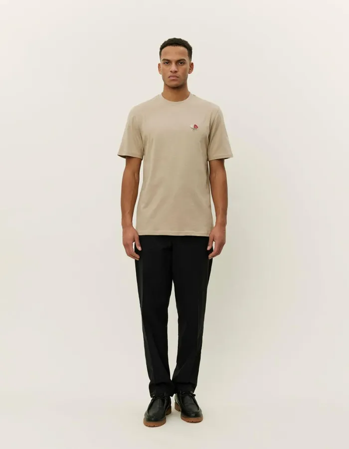 Men Les Deux Tshirts Clyde TShirt 8211 Dark Sand