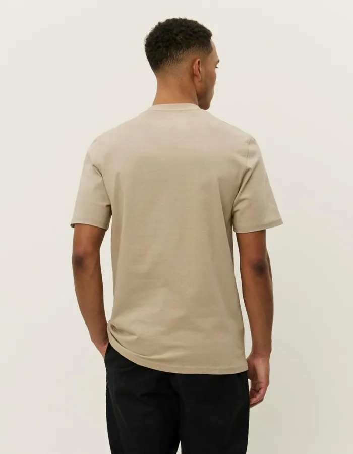 Men Les Deux Tshirts Clyde TShirt 8211 Dark Sand