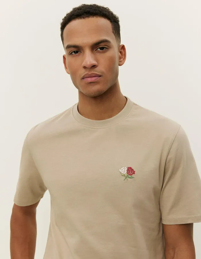 Men Les Deux Tshirts Clyde TShirt 8211 Dark Sand