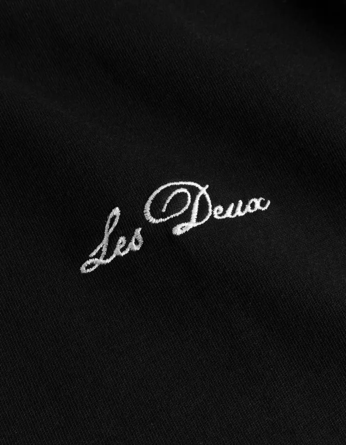 Men Les Deux Tshirts Crew TShirt 8211 BlackLight Ivory
