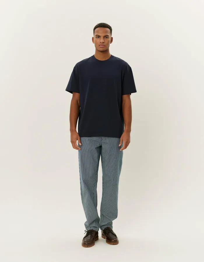 Men Les Deux Tshirts Crew TShirt 8211 Dark Navy