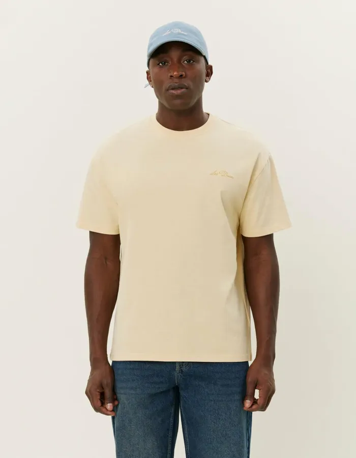 Men Les Deux Tshirts Crew TShirt 8211 Summer Melon