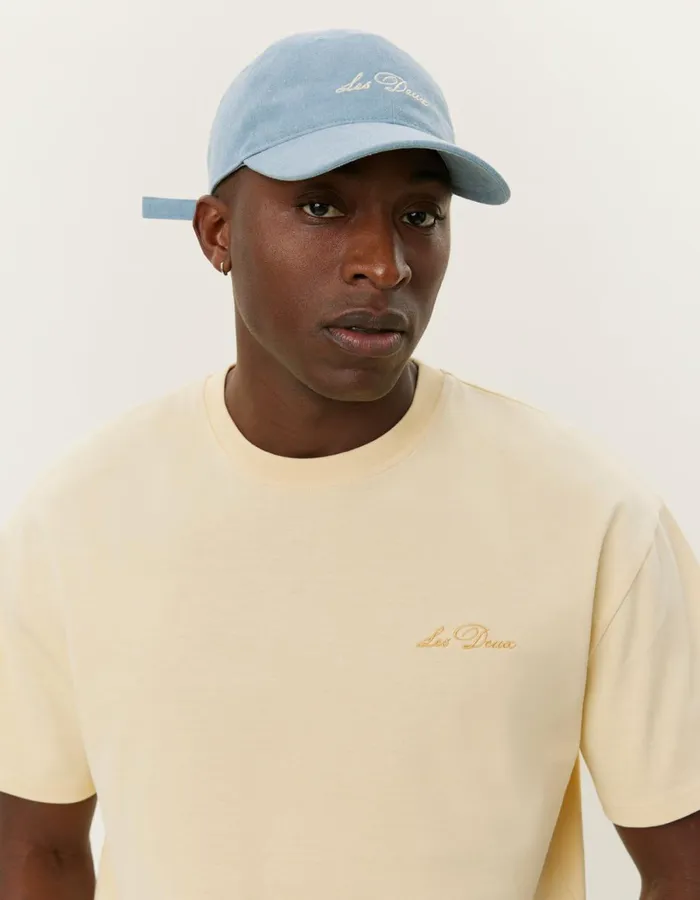 Men Les Deux Tshirts Crew TShirt 8211 Summer Melon