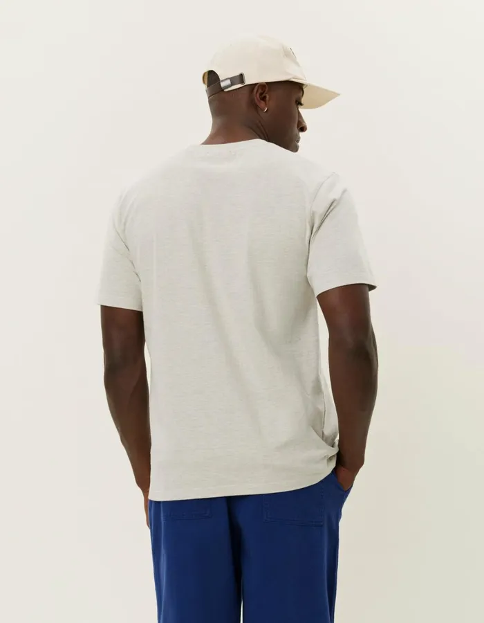 Men Les Deux Tshirts Dexter TShirt 8211 Ivory Melange