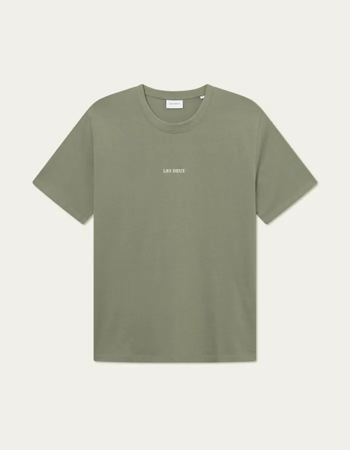 Men Les Deux Tshirts Dexter TShirt 8211 Lichen Green