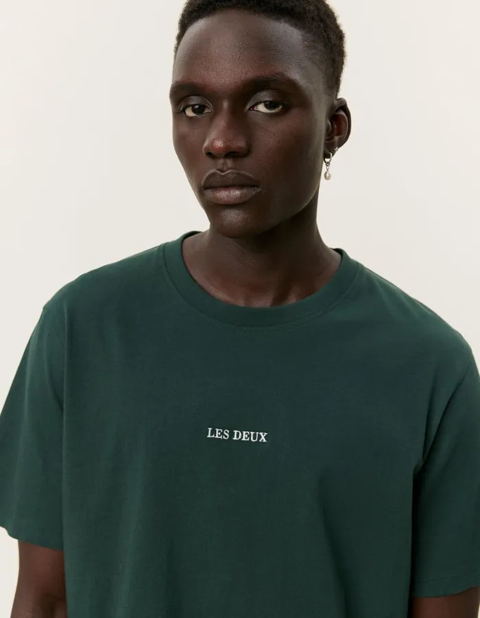 Men Les Deux Tshirts Dexter TShirt 8211 Pine Green