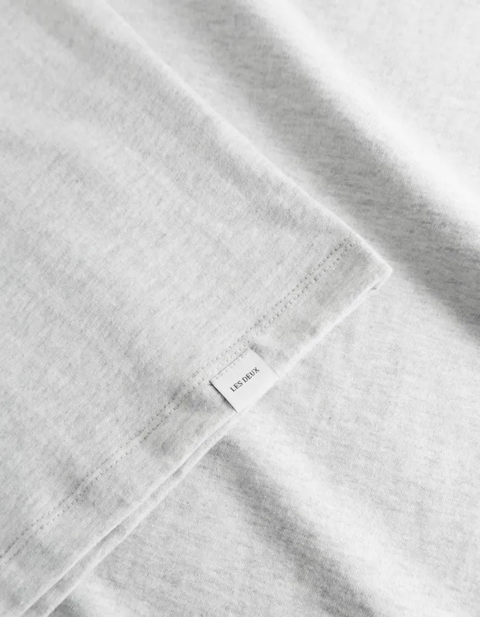 Men Les Deux Tshirts Dexter TShirt 8211 Snow Melange