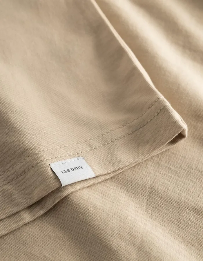 Men Les Deux Tshirts Encore TShirt 8211 Light Desert SandWhite
