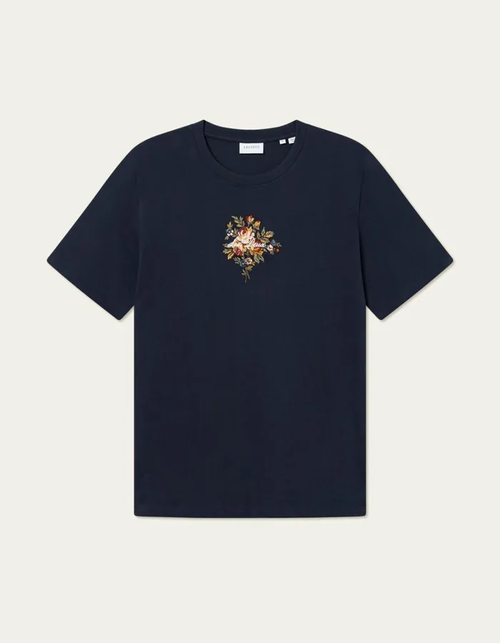Men Les Deux Tshirts Fiore TShirt 8211 Dark Navy