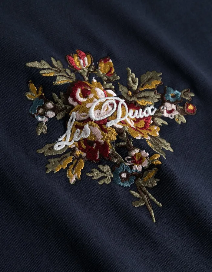 Men Les Deux Tshirts Fiore TShirt 8211 Dark Navy