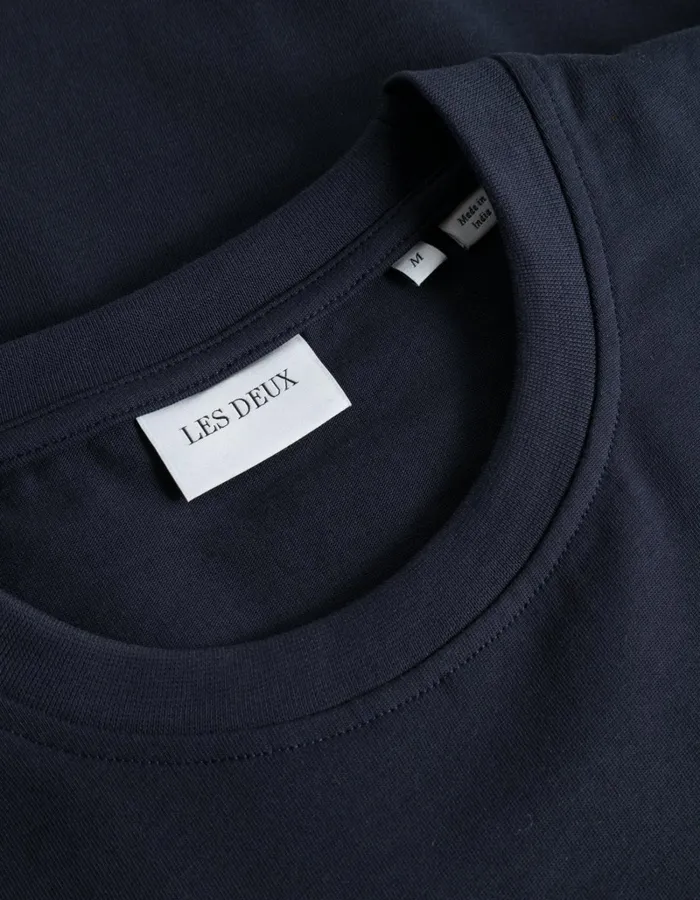 Men Les Deux Tshirts Fiore TShirt 8211 Dark Navy
