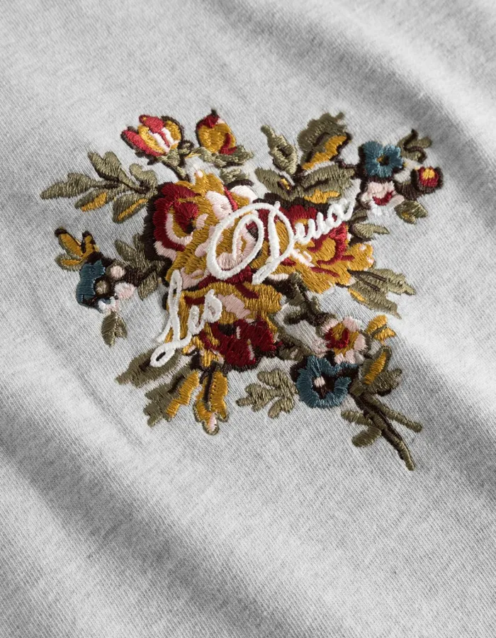Men Les Deux Tshirts Fiore TShirt 8211 Snow Melange
